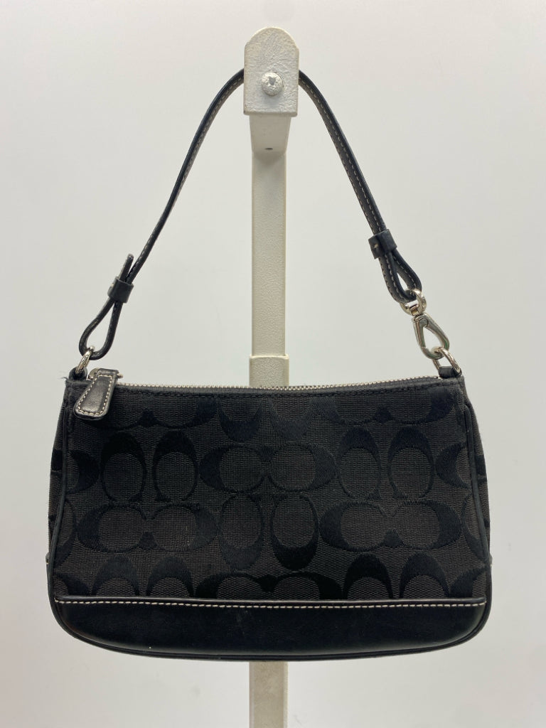 Coach Y2K Mini Demi Black Signature Bag 6094