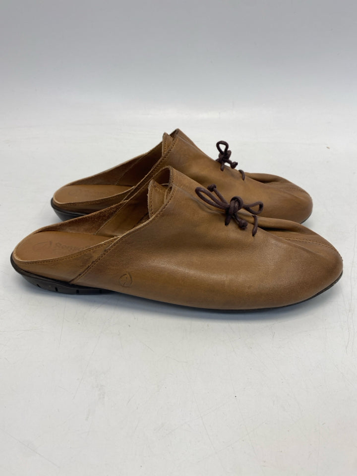 Sergio Tomani EU Shoe Size 40 US Shoe Size Brown Flats