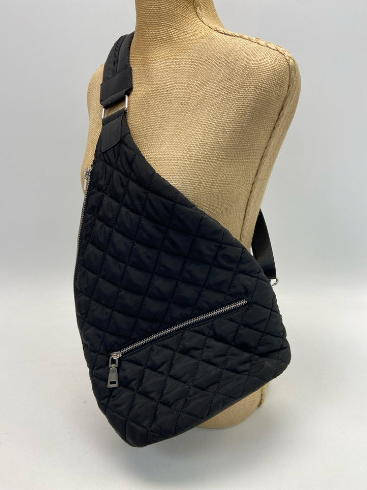 INC Black Puffer Nylon Handbag