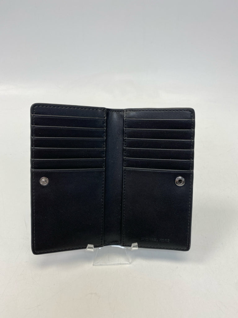 Michael Kors Black Gray Signature Wallet