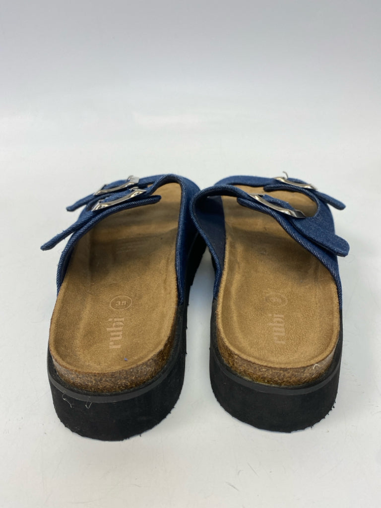 Size 38 Blue Sandals