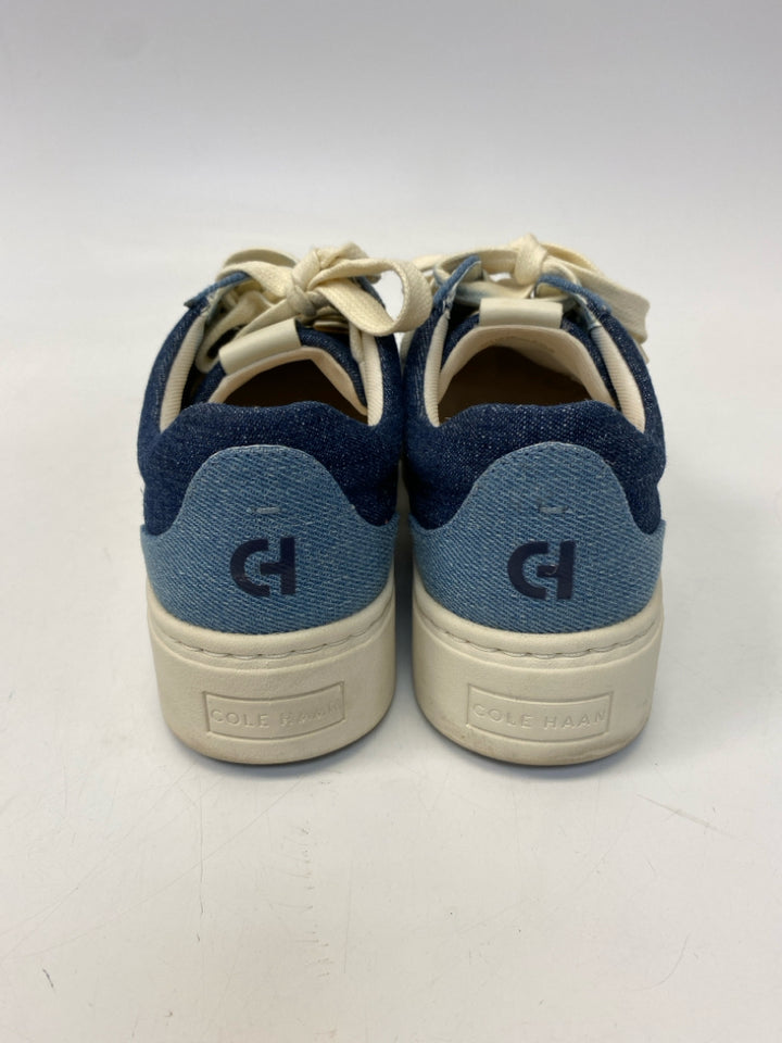 Cole Haan  Size 7.5 Denim Lace-up Fabric Sneakers