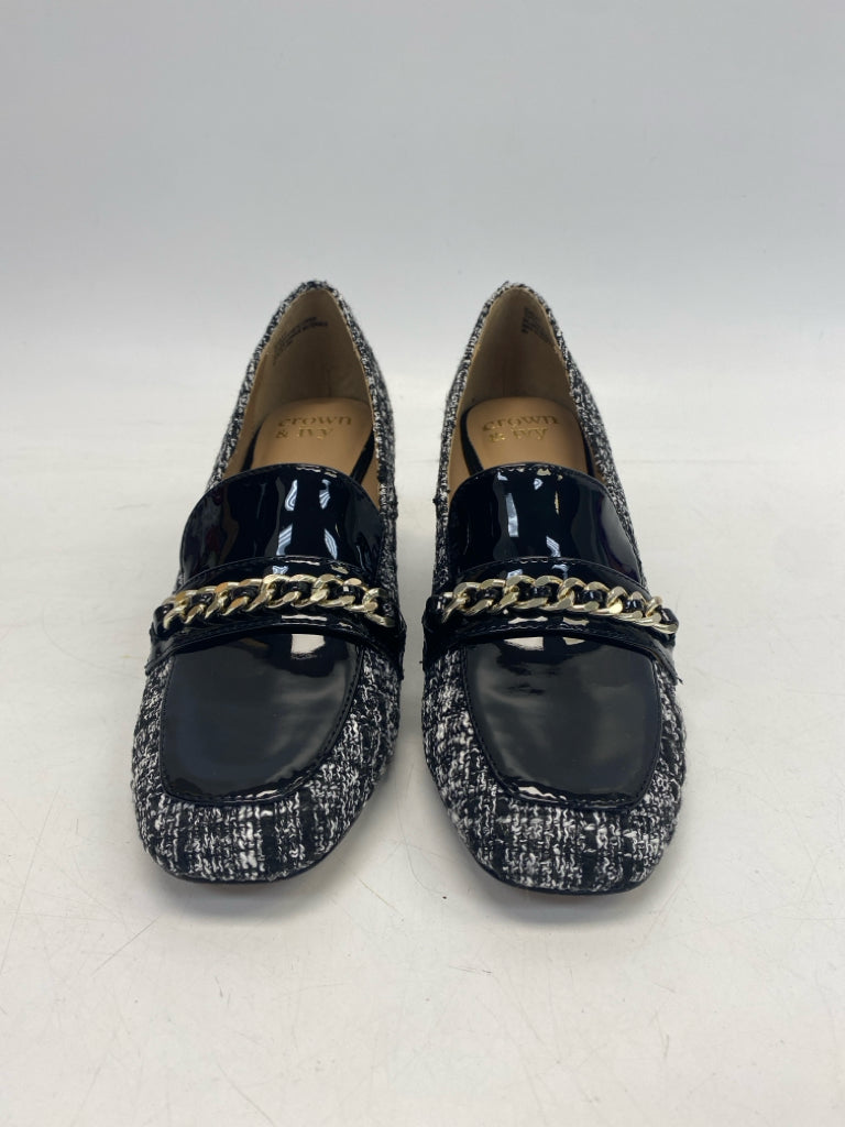 Crown &amp; Ivy US Shoe Size 8 Black White Heels