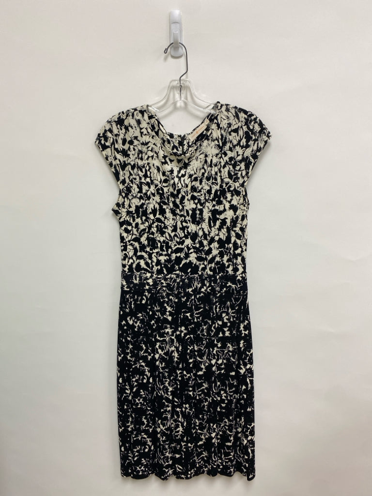 Tory Burch Size S White Black Floral Ladies Dress