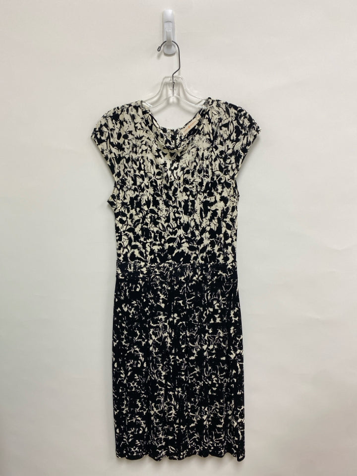 Tory Burch Size S White Black Floral Ladies Dress