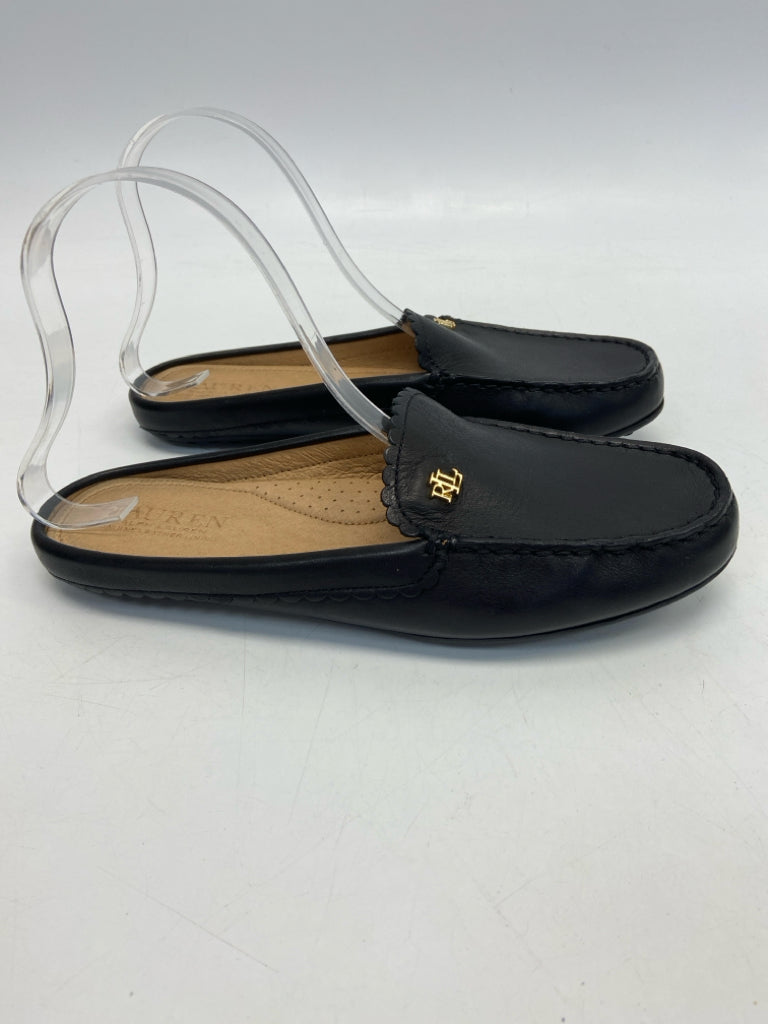 NWOT Ralph Lauren  Size 8 Black Mules