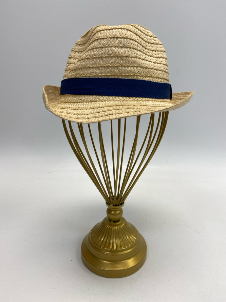 Natural Navy Straw Boy&