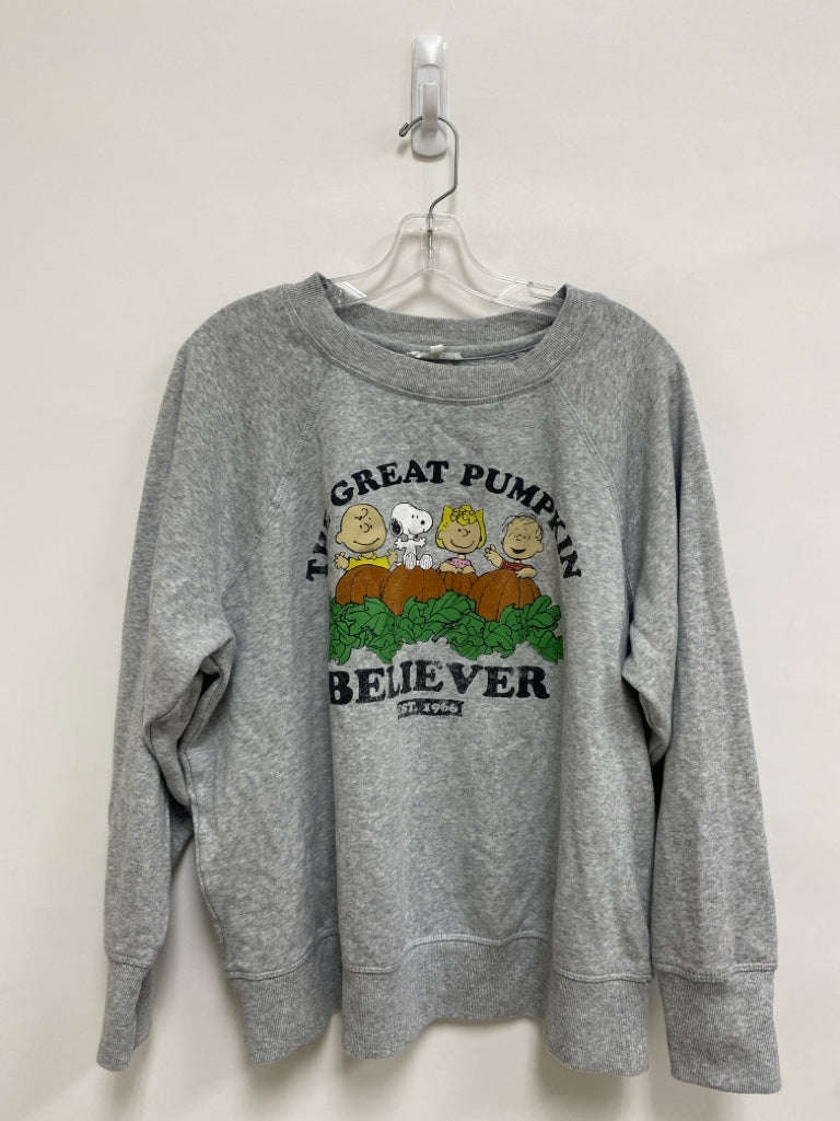 maurices  SIZE  0X Gray Green/Orange Peanuts/Charlie Brown Plus Size Top