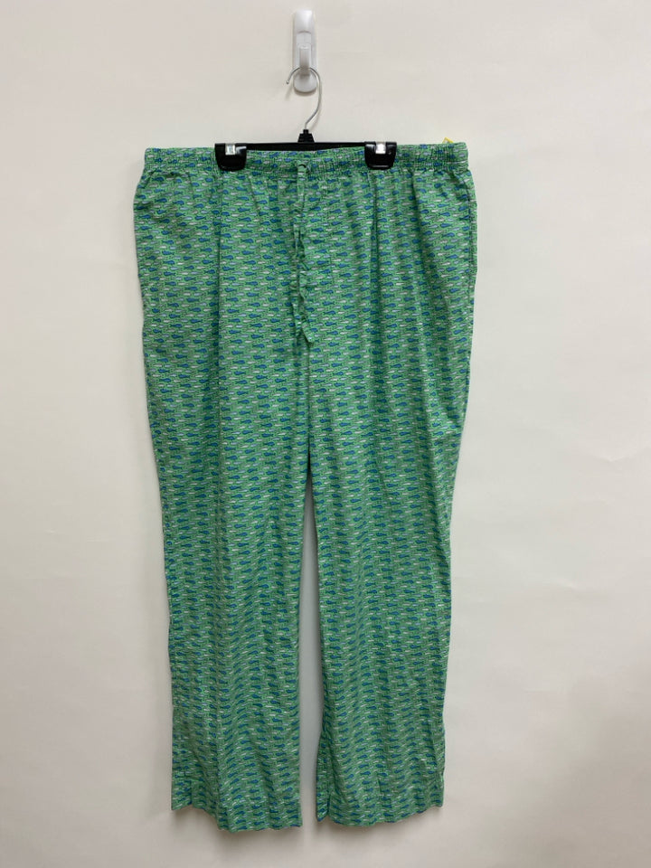 Vineyard Vines Size L Seafoam Blue Fish Men&