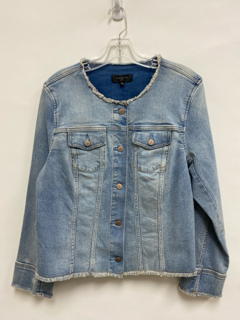NWT Talbots Petite Size XLP Faded Denim Petite Jacket