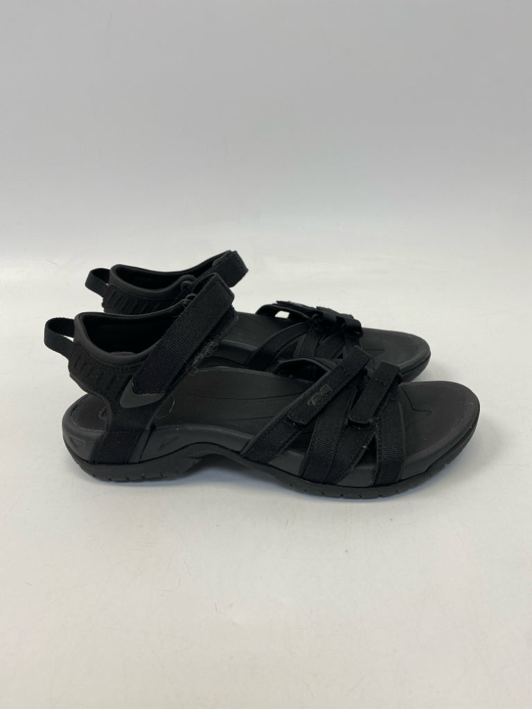 Teva  Size 9 Black Sandals