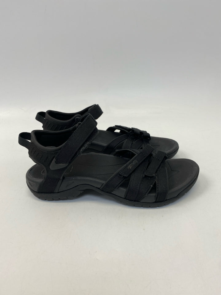 Teva  Size 9 Black Sandals