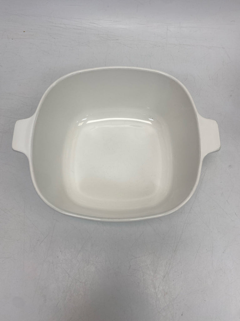 Corningware White Blue Flowers Bakeware