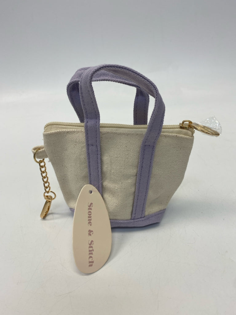 Stone &amp; Stitch Lavender Cream 5" Bag Charm