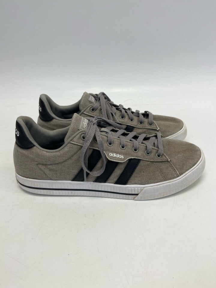 Adidas Size 11 Brown Black Lace-Up Men&