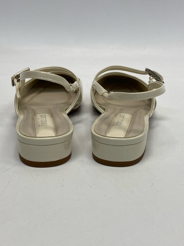 NWOT Franco Sarto  Size 9 Cream Patent Flats