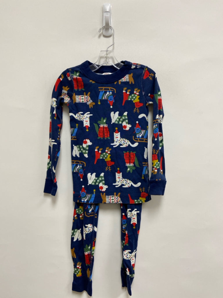 hanna Andersson SIZE 5 Navy White/Multi Animals Girl&