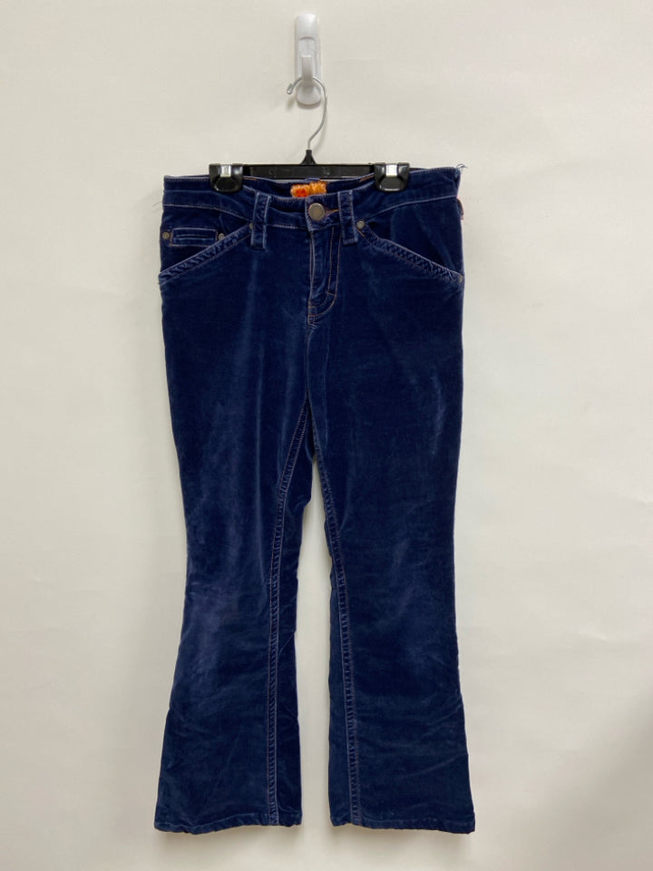 twill twenty two Size 4 Navy Velour Ladies Pants
