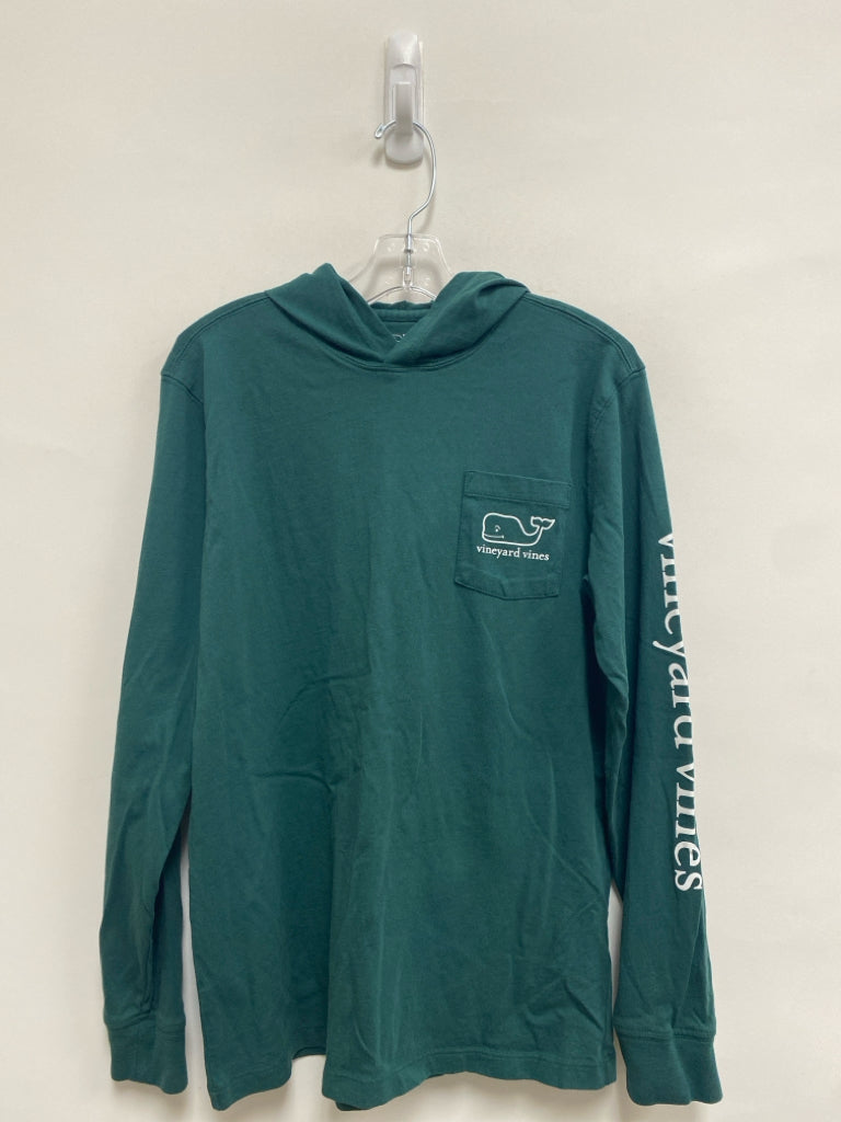 Vineyard Vines SIZE 12/14 Dark Green Hooded Boy&