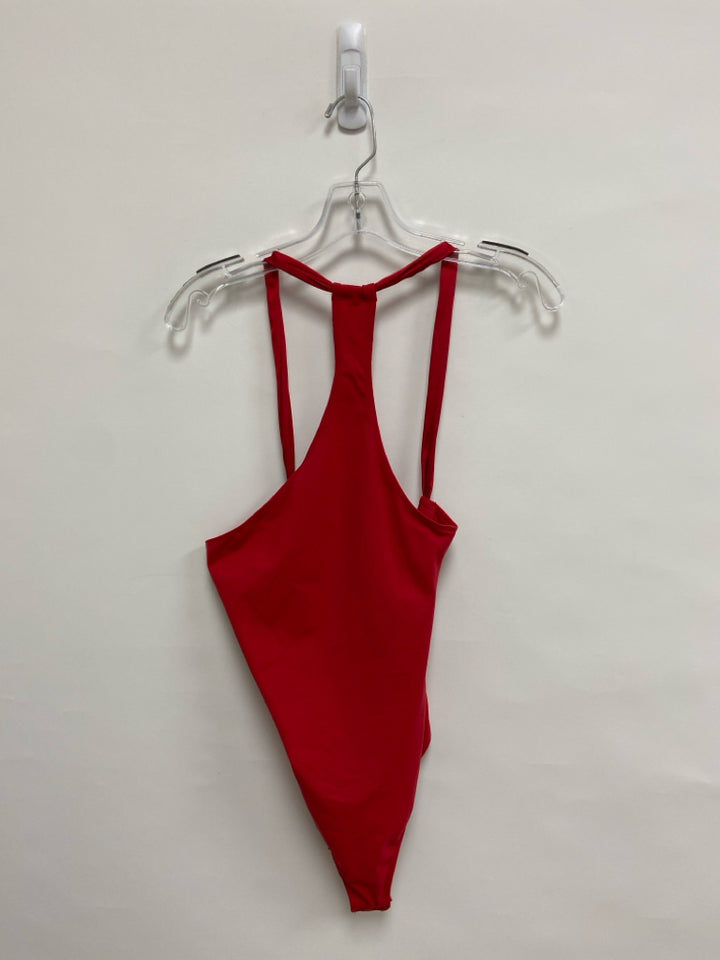 NWT Free People Size XS Red Ribbons Sleeveless Ladies Top