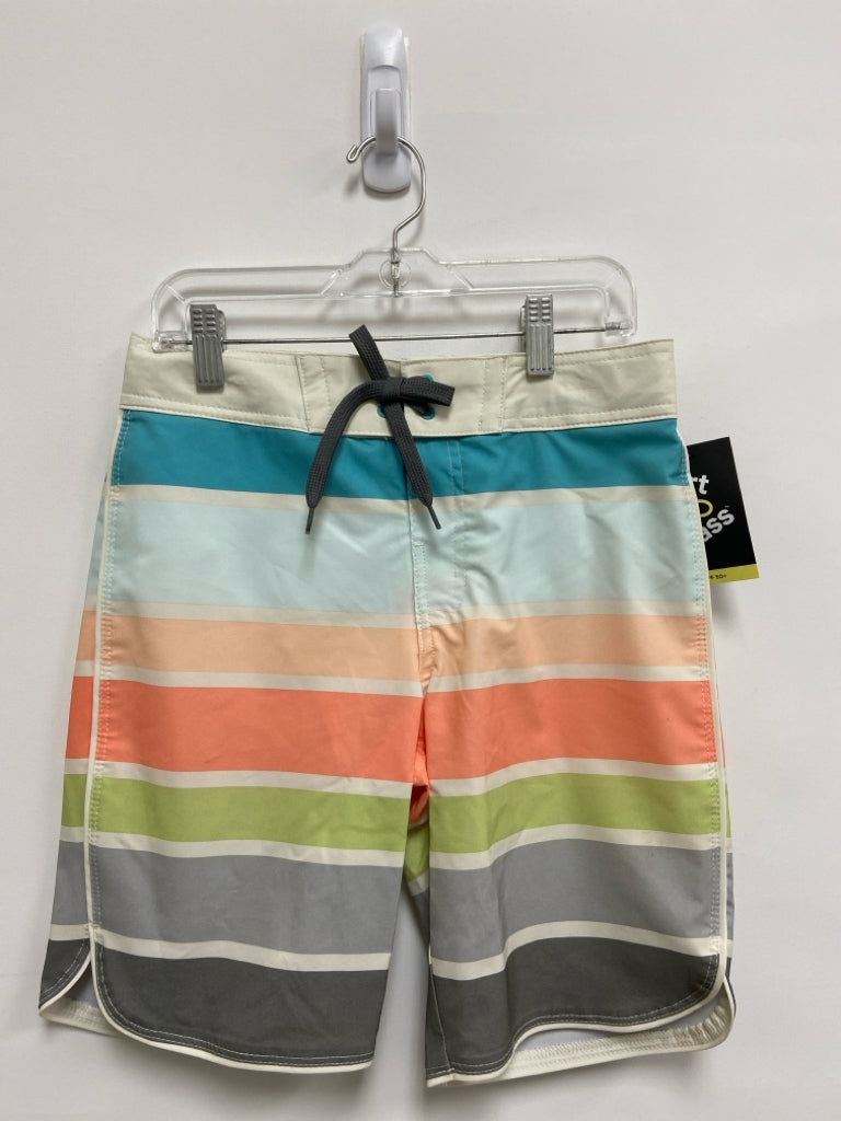 NWT Art/Class SIZE 10 Cream Multi Color Stripes Boy&