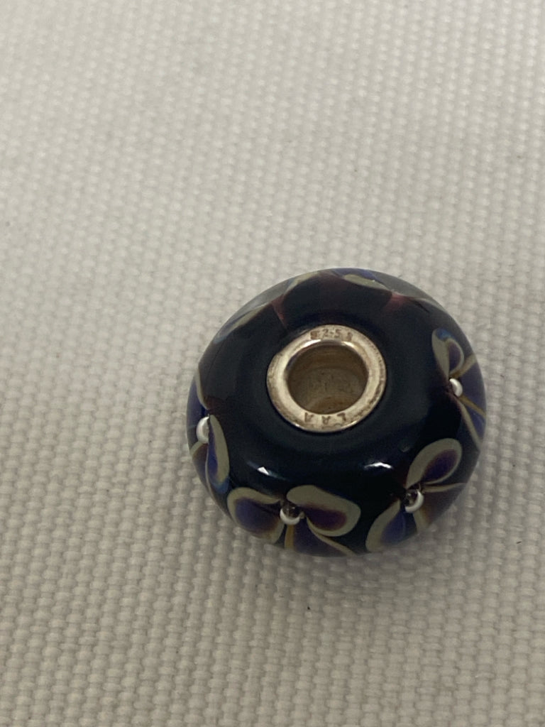 Trollbeads Silver Purple/Green Assorted Bracelet