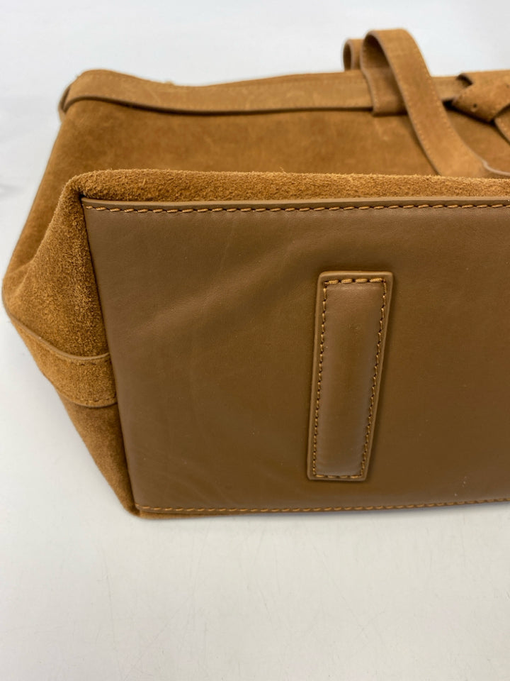 NWT Apatchy London Brown Suede Handbag