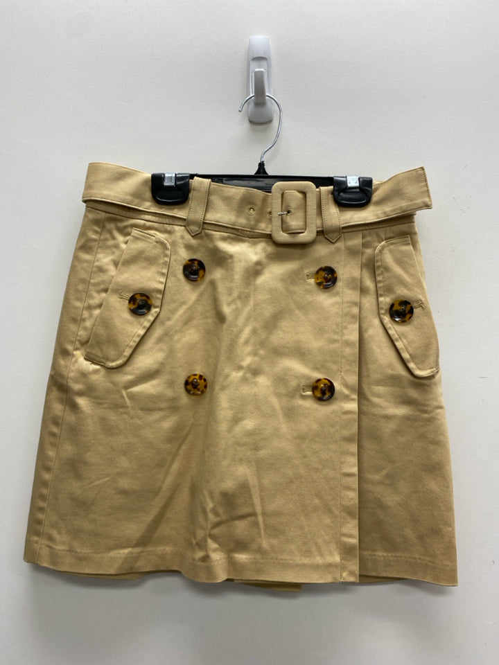 Spartina Size 0 Khaki Buttons Ladies Skort