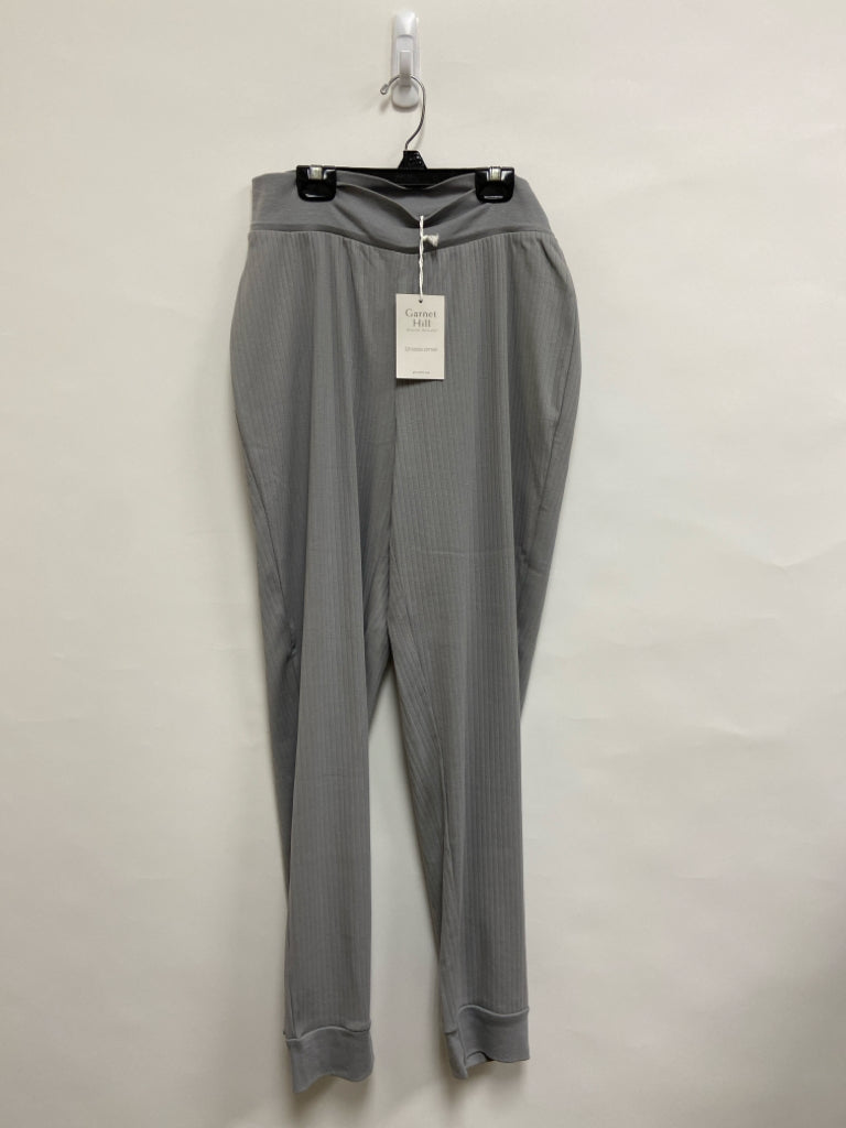 NWT Garnet Hill Size M Gray Joggers Ladies Lounge Pants