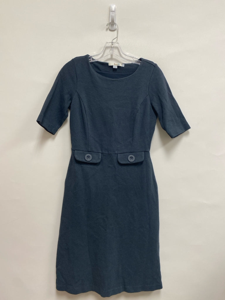 Boden Size 6L Charcoal Short Sleeve Ladies Dress