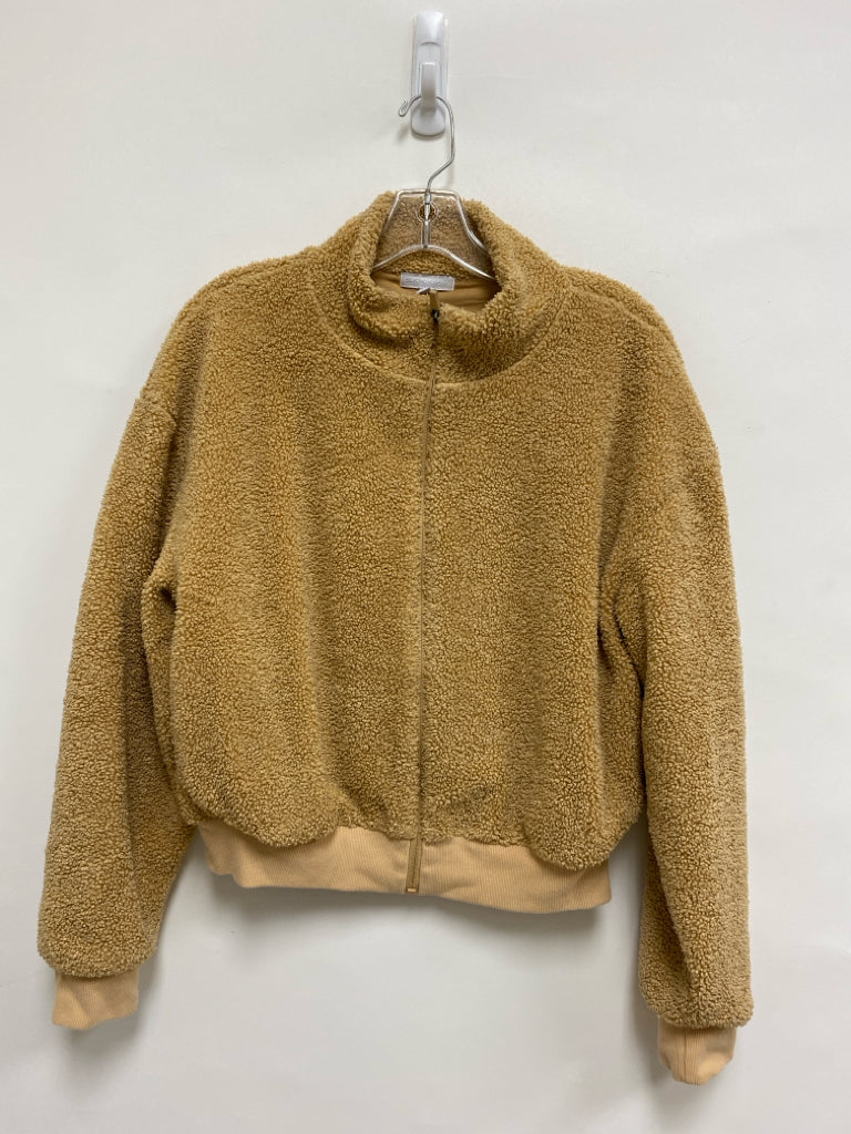 beyond yoga Size S Tan Texture Zip Down Ladies Jacket