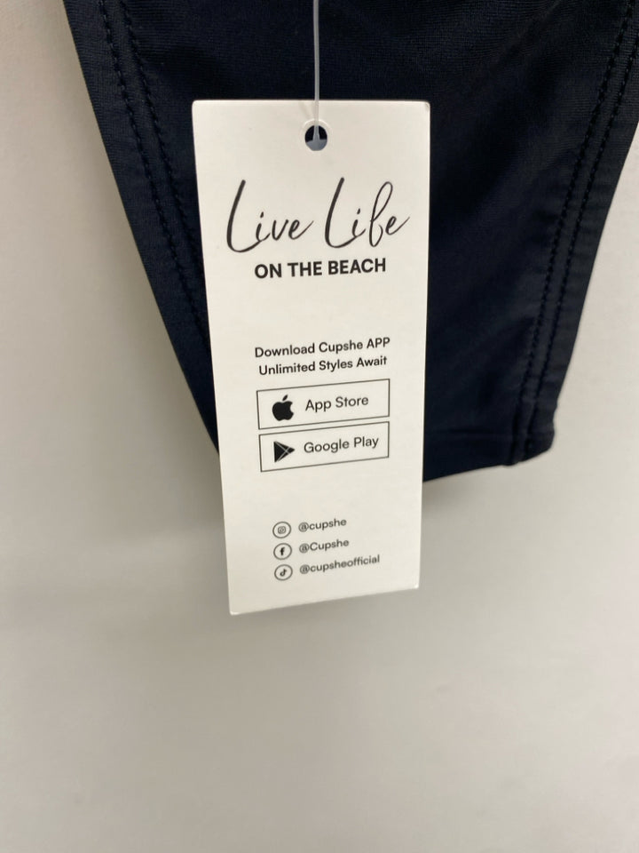 NWT Cupshe Size S Black Ladies Swimwear