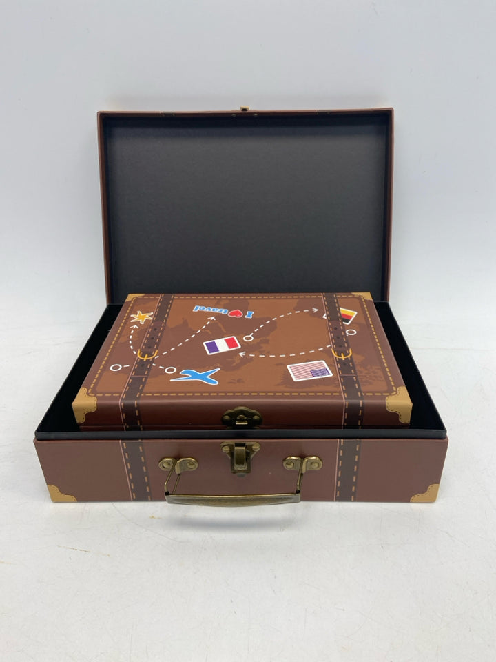 Brown Travel Cardboard Box