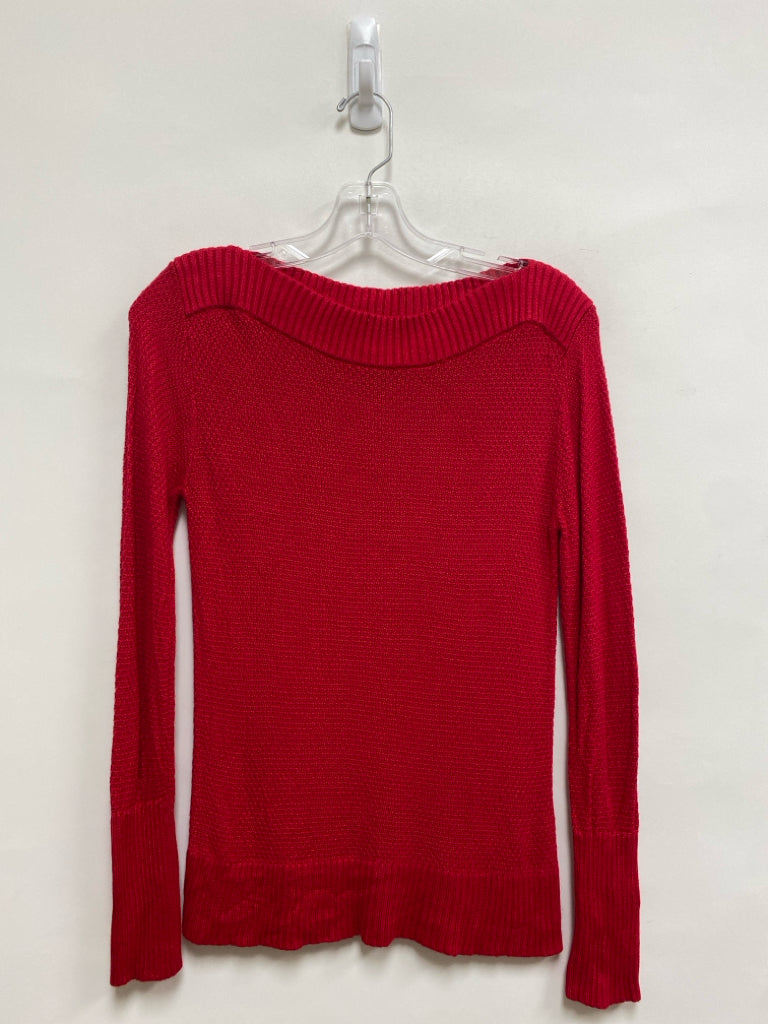 Banana Republic Size XS Red Boat Neck Ladies Sweater