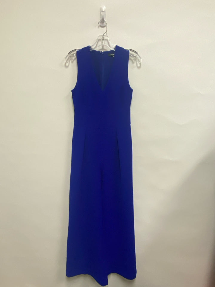 Sugar+ Lips Size XS Royal Blue Texture Sleeveless Ladies Jumpsuit