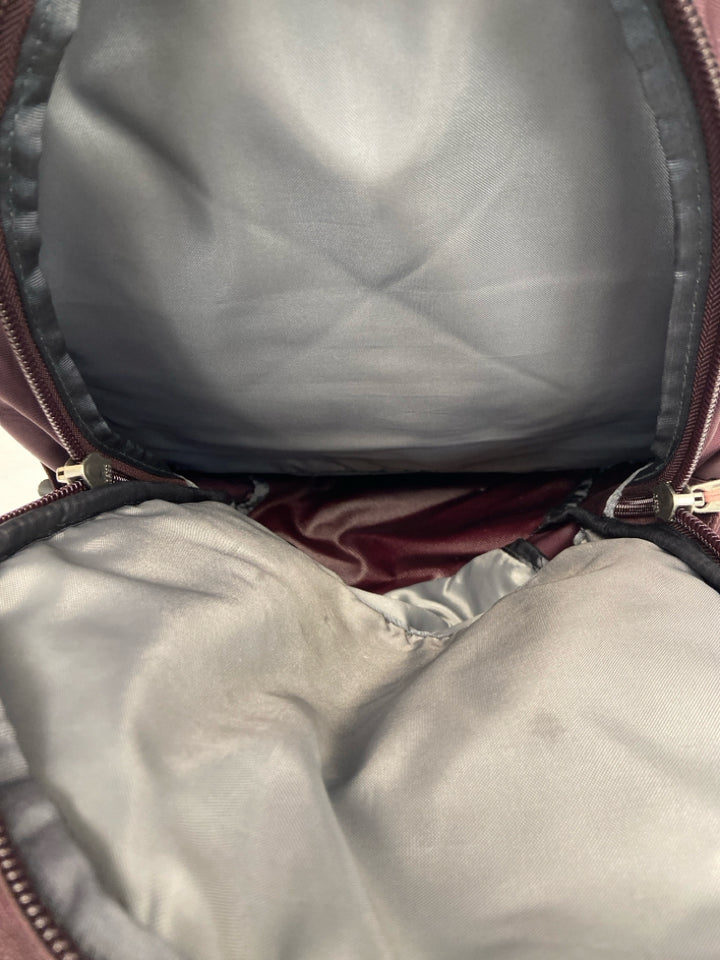 North Face Burgundy Backpack