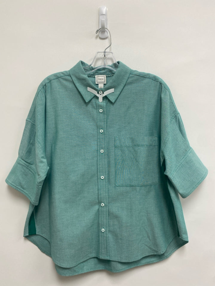Maeve Size M Green Ladies Top