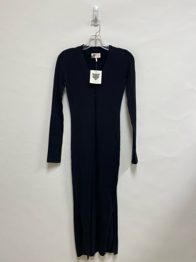 NWT Size XXS Black Duster Ladies Sweater