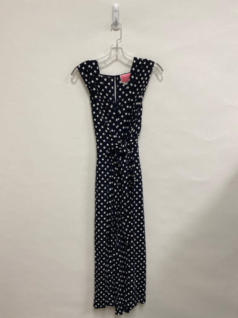 Kate Spade Size 6 Black White Polka Dot Sleeveless Ladies Dress