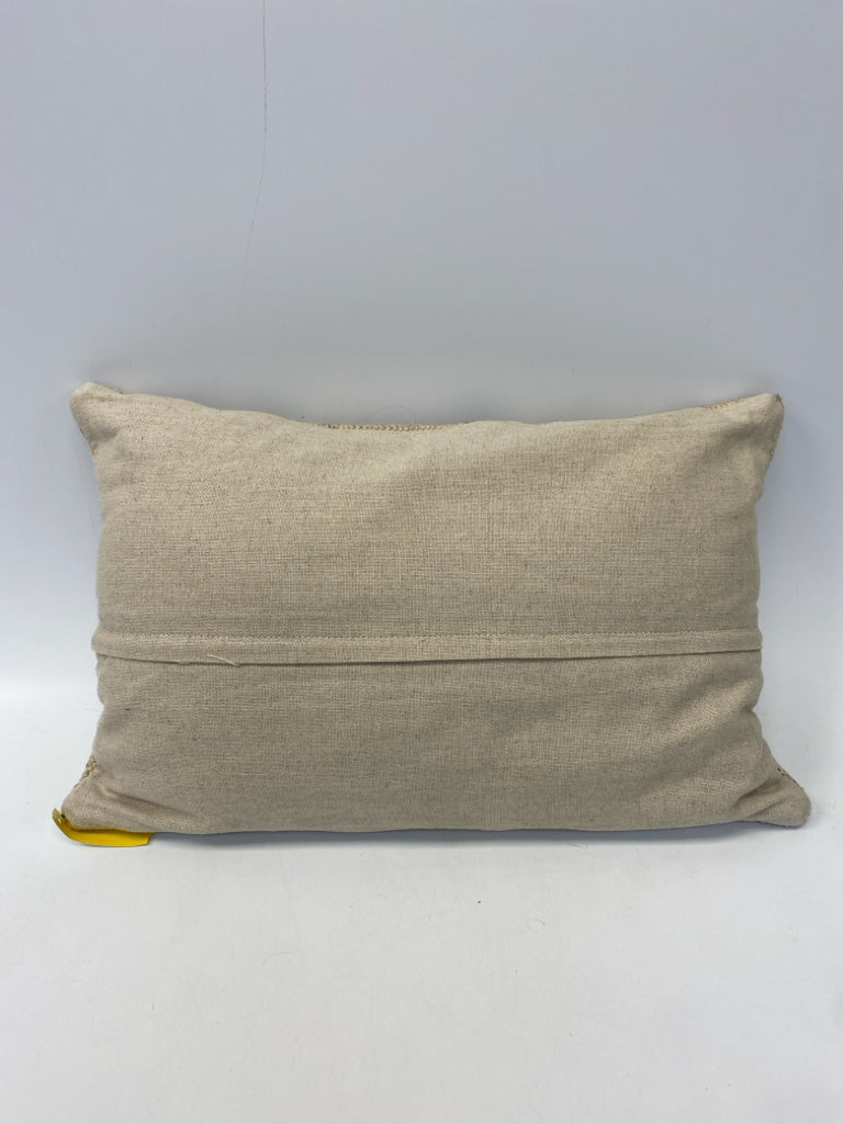 Cream Multi Color Pillow