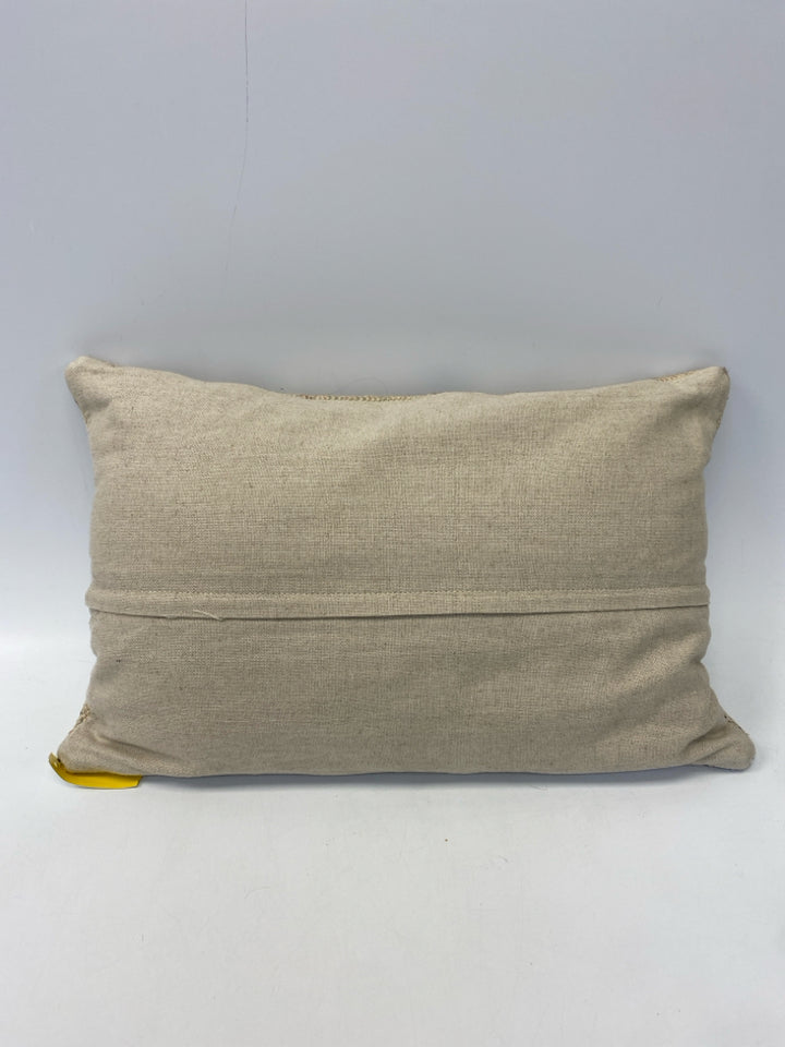 Cream Multi Color Pillow