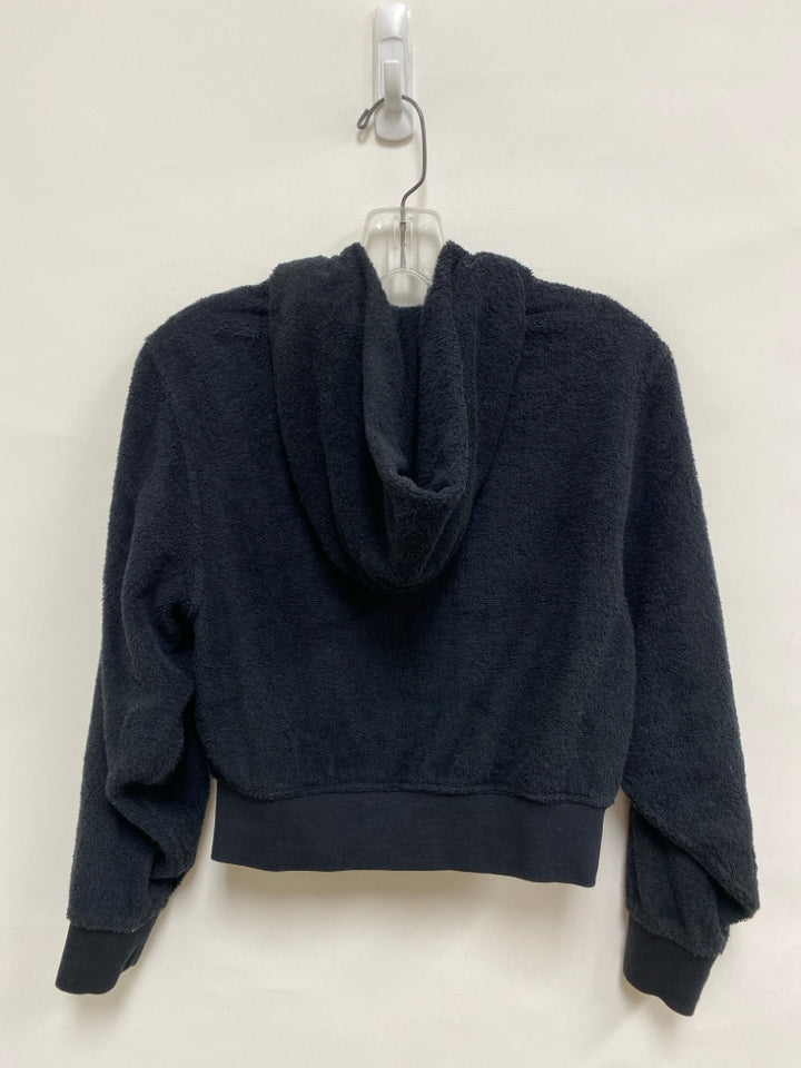 SKIMS Size XS Black Hooded Terry Cloth Ladies Jacket
