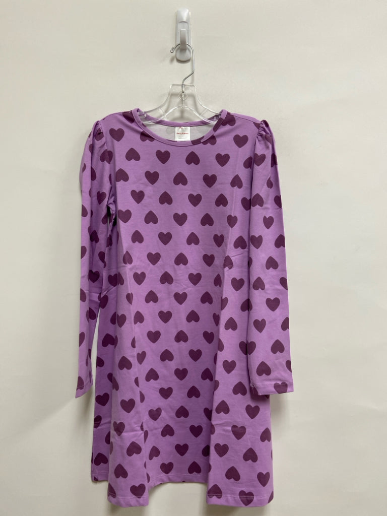 hanna Andersson SIZE 12 Lavender Purple Hearts Girl&