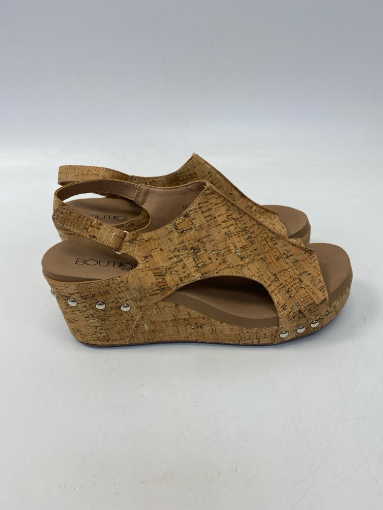 Corkys  Size 10 Brown Studded Sandals