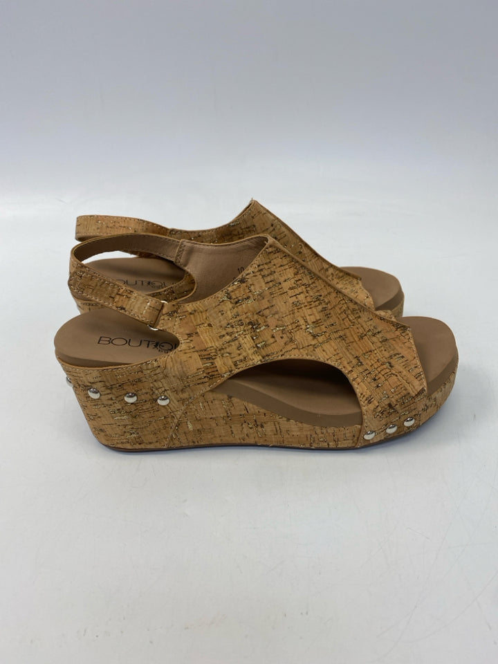 Corkys  Size 10 Brown Studded Sandals