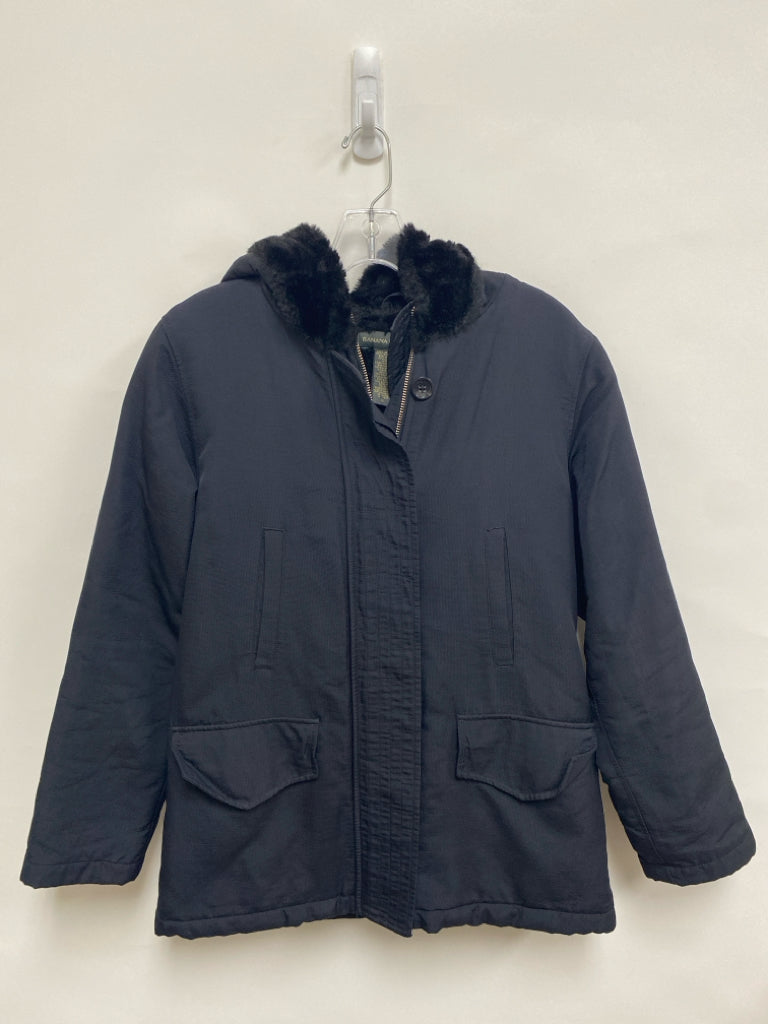 Banana Republic Size S Black Hooded Ladies Jacket
