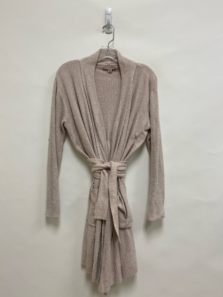 Barefoot Dreams Size M Pale Pink Mottled Drape Ladies Sweater