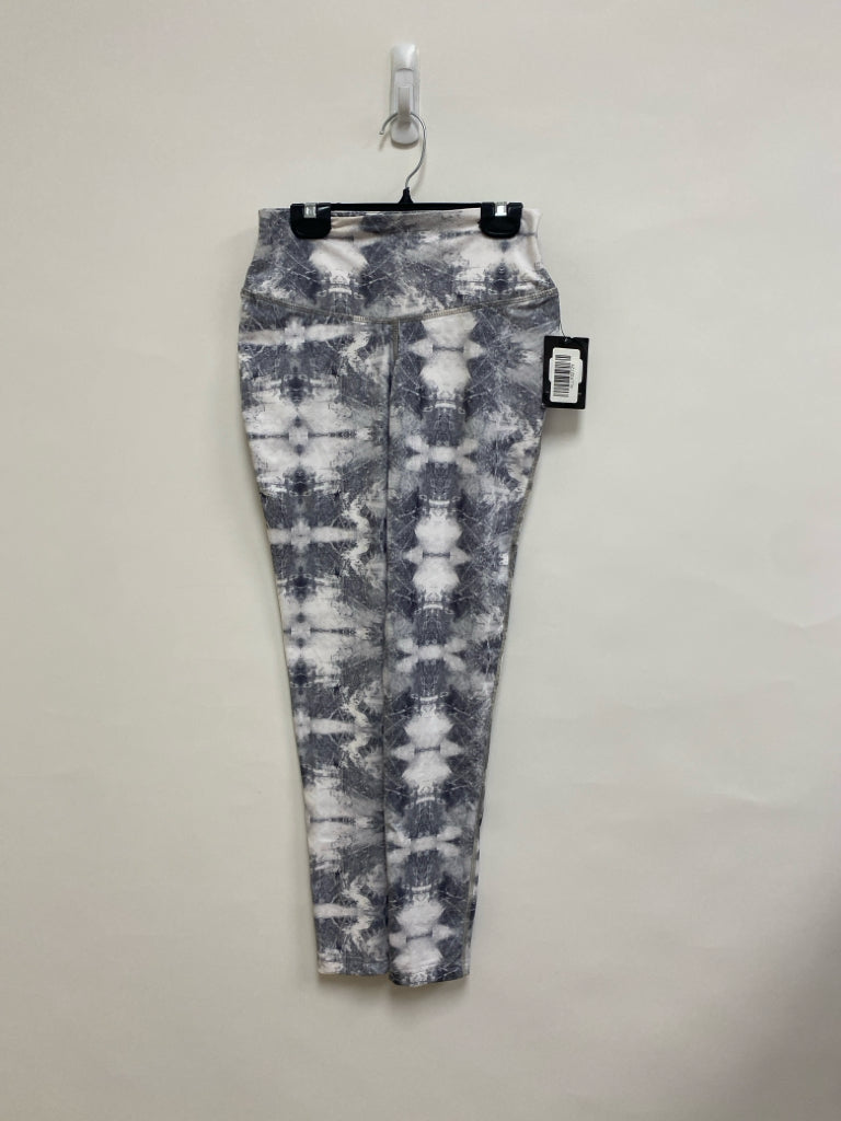 NWT Size S White/Gray Print Athletic Leggings