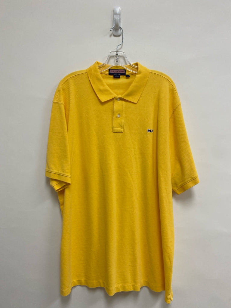 Vineyard Vines Size XXL Mustard Polo Men&