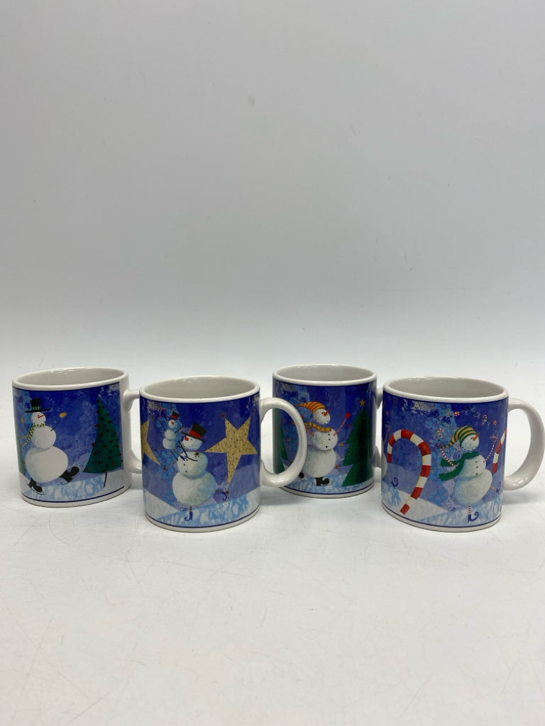 Oneida Multi Color Snowman Stoneware Christmas